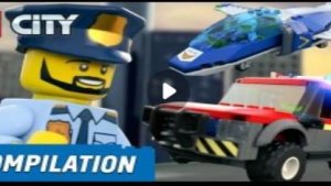 LEGO CITY 2019 Animations Compilation Fire, Police, Sky Police, Parachute and More!