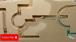 Песок лего и вода, затопление