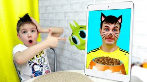 ПАПА СТАЛ КОТОМ? РОМА ИГРАЕТ С ЗАБАВНЫМ КОТИКОМ! МУЛЬТИК ПРО ХЕЛПИКА! РОМА И ХЕЛПИК 149 СЕРИЯ