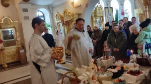 5. Храм Рождества Христова Освящение Пасхальной снеди Посёлок Пангоды Надымский район 11 Апреля 2026