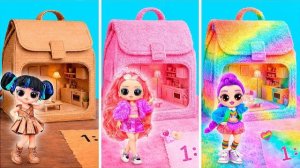 Картон, Пух и Радуга! Huntrix в школе! DIY с LaLiLu