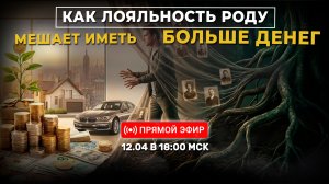Как лояльность Роду мешает иметь больше денег | 12.04.2026 в 18:00 МСК
