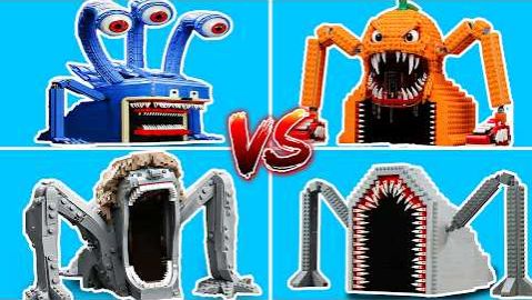 Я построил LEGO SEAWATER, SONIC SEAWATER, 67 SEAWATER, Итальянского Пожирателя мозговой гнили