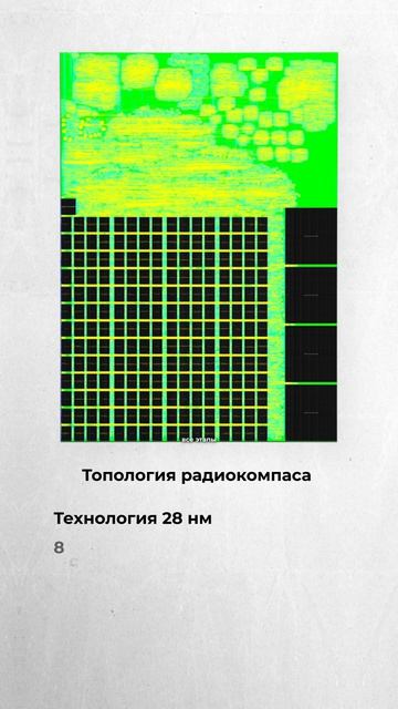 Интегральная микросхема для радиокомпаса спутника