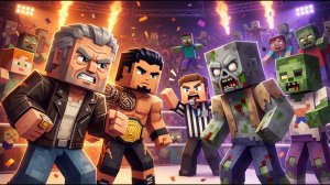 Битва за ринг: чемпионы против армии нежити Майнкрафт