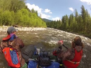 р. Кантегир - сплав на катамаранах