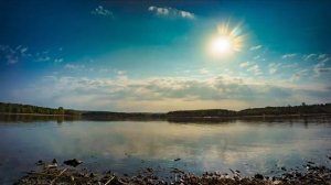 Рассвет на Рачеевском пруду. (тайм-лапс)