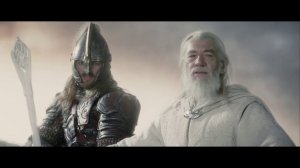 Гэндальф и Эомер приходят на помощь. HD