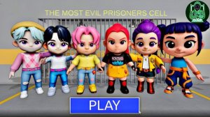 СЕМЕЙНЫЙ ПОБЕГ ИЗ ТЮРЬМЫ ОХОТНИКА НА ДЕМОНОВ ИЗ группы BABY K-POP! 😱 #OBBY #roblox