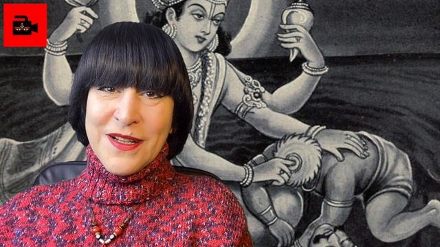  Богиня Махамайя помогает Вишну победить Мадху и Каитабху. Из 18-го выпуска Куладжи