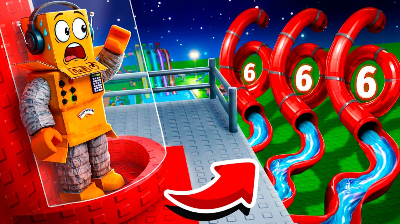 Я ОТКРЫЛ САМЫЙ БОЛЬШОЙ В МИРЕ ПРОКЛЯТЫЙ АКВАПАРК в РОБЛОКС!