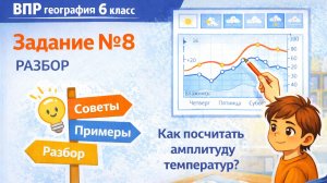 Как решать задание 8 ВПР по географии (6 класс) | Полный разбор