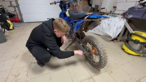 Натягиваем цепь на мотоцикле