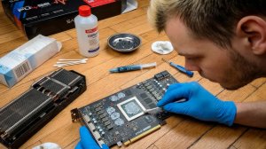Как поменять термопасту на видеокарте? Как почистить видеокарту и заменить термопрокладки?