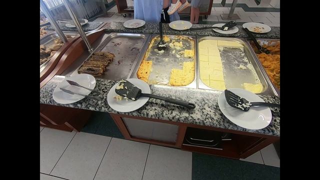 отель Ателика Горизонт Судак, Крым. Обзор обеда и завтрака