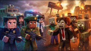 Огненное противостояние: выжившие против нежити Майнкрафт