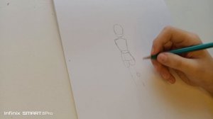 рисуем силуэт человека