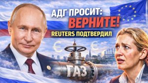 НЕМЦЫ ПРОСЯТ ВЕРНУТЬ «ПУТИНСКИЙ ГАЗ»!