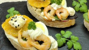 БРУСКЕТТЫ на праздничный стол! ЗАКУСКА НА СКОРУЮ РУКУ. Вместо банальных салатов на праздничный стол