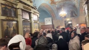 12.04.2026 - Фрагмент ночного богослужения в день СВЕТЛОГО ХРИСТОВА ВОСКРЕСЕНИЯ. ПАСХА.