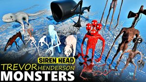 📢 СИРЕНОГОЛОВЫЙ 📢 - МОНСТРЫ ТРЕВОРА ХЕНДЕРСОНА ВСЕ ВИДЫ. SIREN HEAD ВИДЫ.