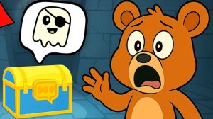 В ПОИСКАХ СУНДУКА С привидениями/Прохождение игры Super Bear adventure