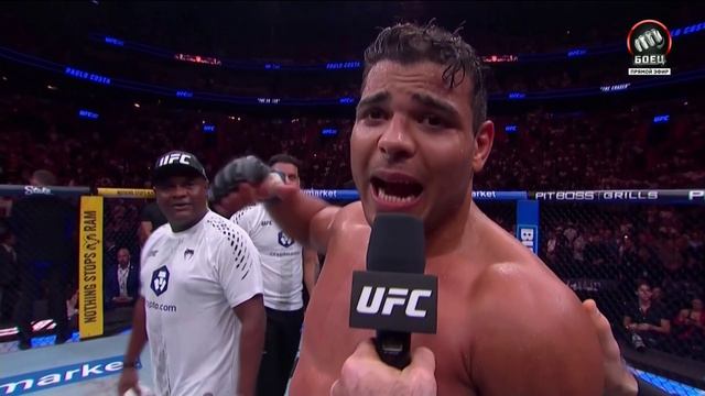 Интервью Пауло Косты после боя. UFC 327