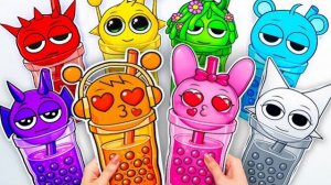 СПРУНКИ БАБЛ ТИ РАСПАКОВКА БУМАЖНОГО СЛЕПОГО ПАКЕТА | ASMR КОРОБКА СПРУНКИ | КАК СДЕЛАТЬ САМОМУ