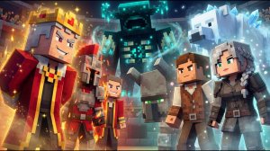 Великое противостояние: герои против тёмного титана Майнкрафт