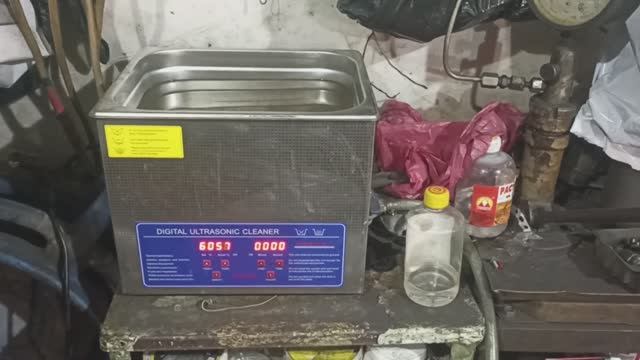 Мойка деталей ТНВД в китайской ультразвуковой ванне