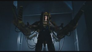Чужие - Рипли сражается с королевой Чужих--[Aliens-Ripley fights the queen Alien]