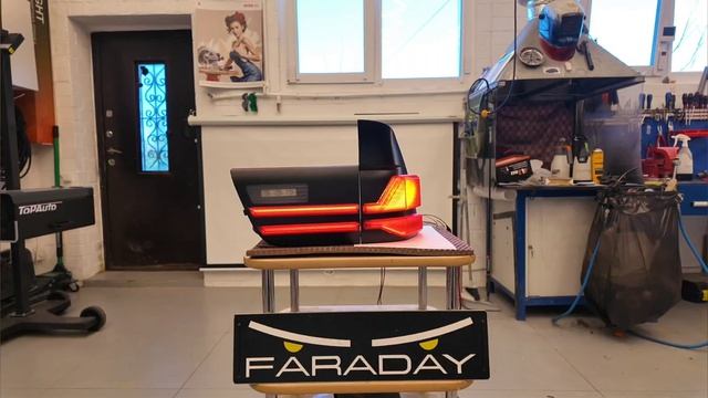 Тестовая модель задних фонарей BMW X5 E53