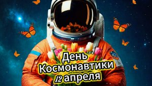 День Космонавтики. 12 апреля. Поздравление с Днем Космонавтики. Открытка | Домохозяйка Ната
