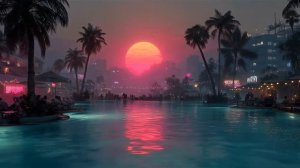 ＢＡＣＫ　ＴＯ　１９８５ [ Synthwave - Retrowave - Dreamwave Mix ] ｜ Tropical Sunset Retreat-(1080p24)