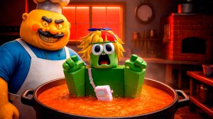 СРОЧНО БЕГИ! МИСТЕР МИКС СДЕЛАЛ ИЗ МЕНЯ СУП! РОБЛОКС