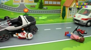 Видео для детей - Игрушечные машинки - Скорая помощь Полицейская машина и Пожарная у видео для детей