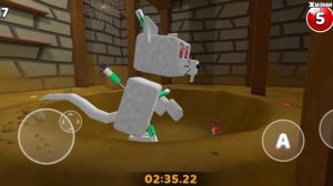 супер мишка просто ходит по миру