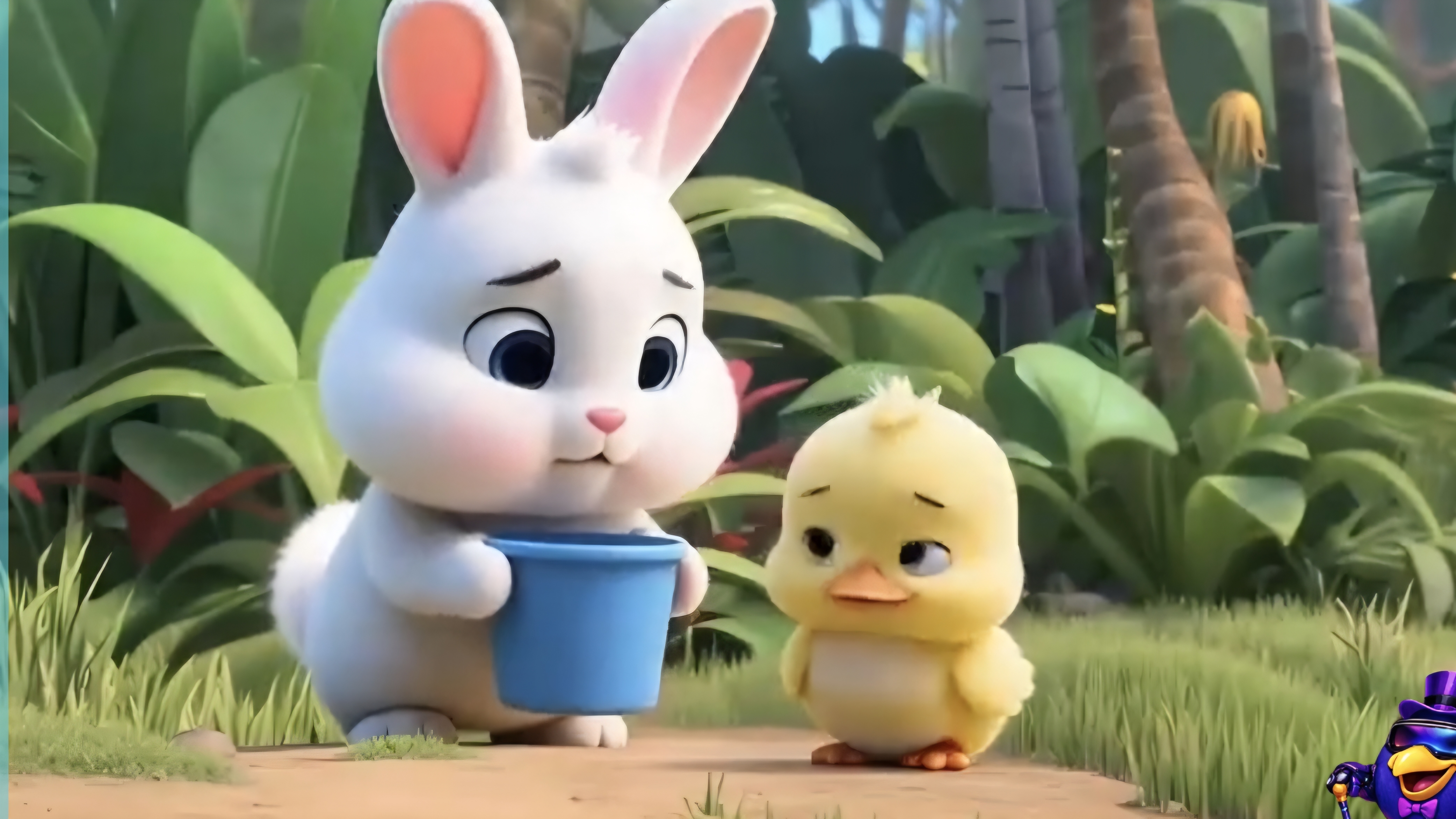 МУЛЬТИК ДЛЯ ДЕТЕЙ. ЗАЙЧИК🐰 И УТЁНОК🐥 НАШЛИ ВОДУ. МУЛЬТФИЛЬМЫ ДЛЯ ДЕВОЧЕК И МАЛЬЧИКОВ.