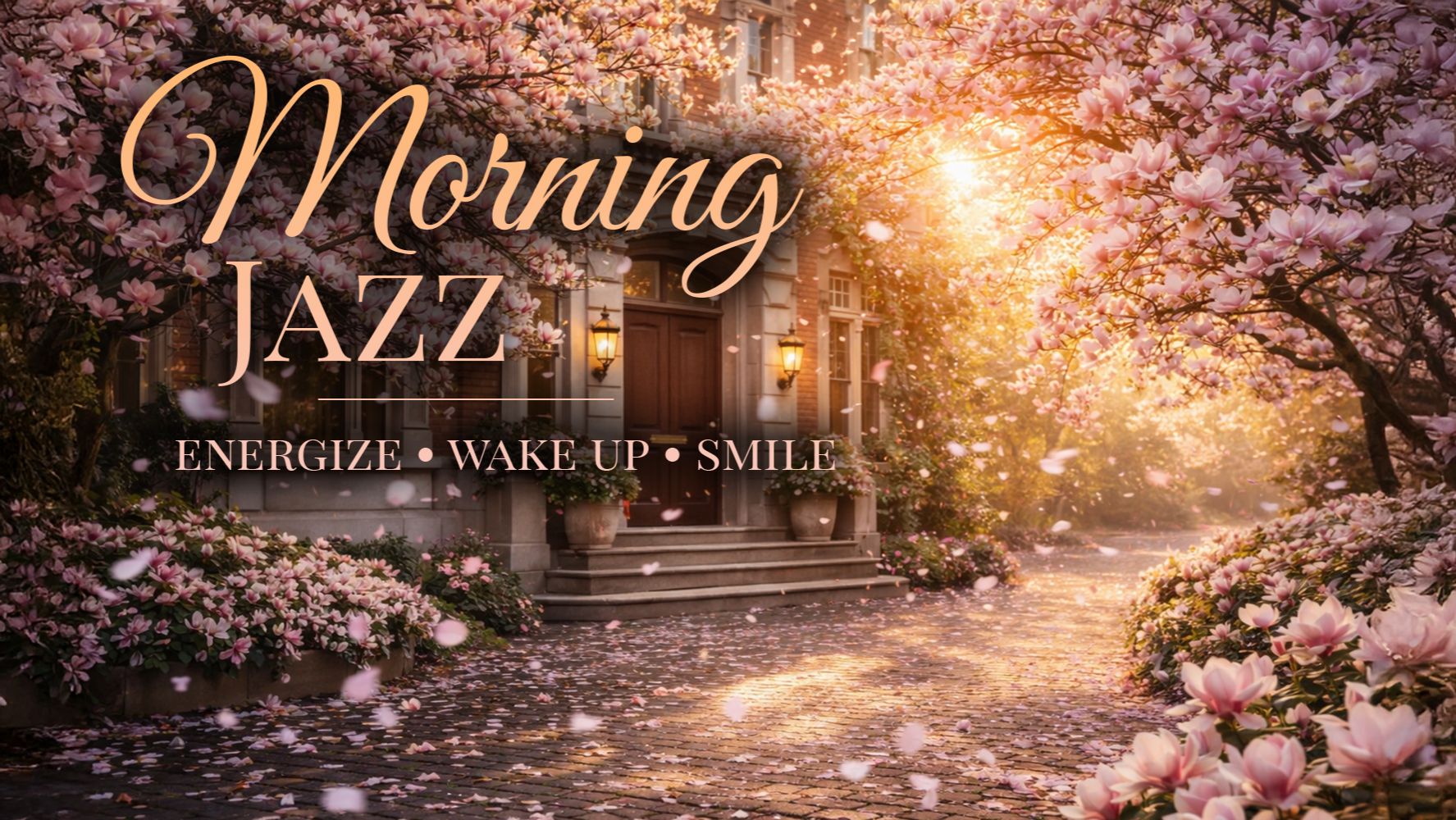 Весенний особняк • Весёлый джаз 2 часа • Бодрая музыка • Музыка для настроения • Фоновое видео