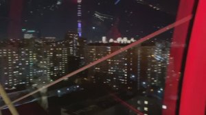 Ночная Москва с "Солнце Москвы"