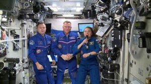 Видеоприветствие от членов орбитальной экспедиции МКС в адрес Кинофестиваля в Архангельске