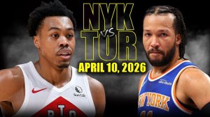 11.04.2026 | ОБЗОР МАТЧА | Нью-Йорк Никс - Торонто Рэпторс | Highlights