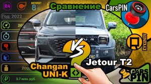 Сравнение автомобилей: 2022 Changan UNI-K VS 2024 Jetour T2