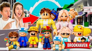 У НАС 10 ДЕТЕЙ в Brookhaven 🏡RP!… и мы сошли С УМА 😱