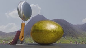 Мультики для детей. Гигантская сковорода разбивает яйцо! Мультики. Детские мультики для малышей