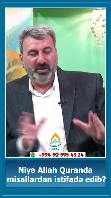 Niyə Allah Quranda misallardan istifadə edib? Doktorant Atabəy Binyataov.