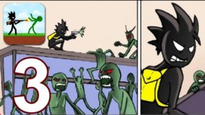 Акция Остаться в живых! ( Стикман зомби шутер ) Прохождение #3