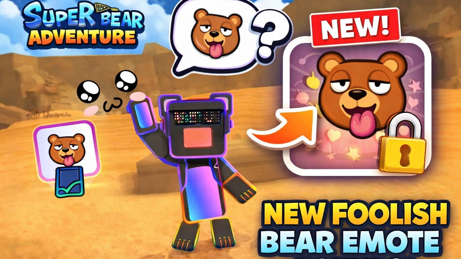 СЕКРЕТЫ SUPER BEAR ADVENTURE: ГЛУПЫЙ МЕДВЕДЬ БААРЕН С ВАНЧОСОМ!
