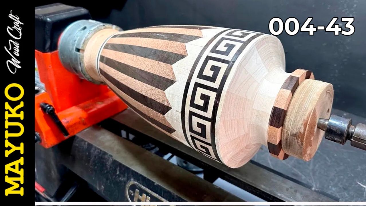 Сегментная Греческая ваза Токарка по дереву своими руками Сегментное точение по дереву Мастер классы