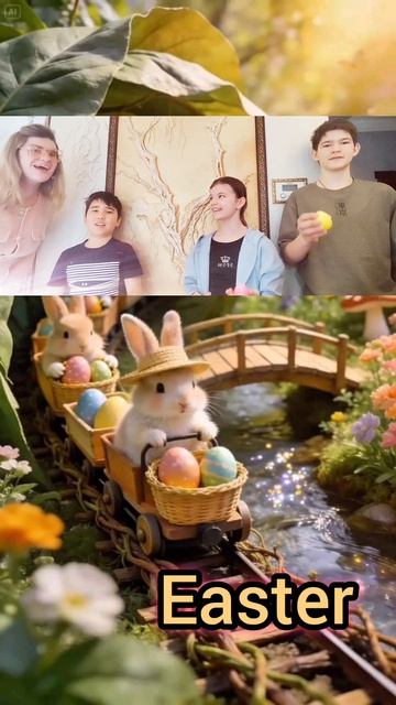 Space + Christ is risen (Easter)